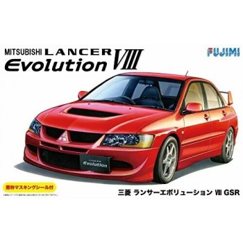 1/24 Fujimi Mitsubishi Lancer Evolution VIII GSR w/Window Frame Masking 39244